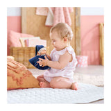 Corolle krammeklud - marineblå babyklud 17cm - blødt legetøj.