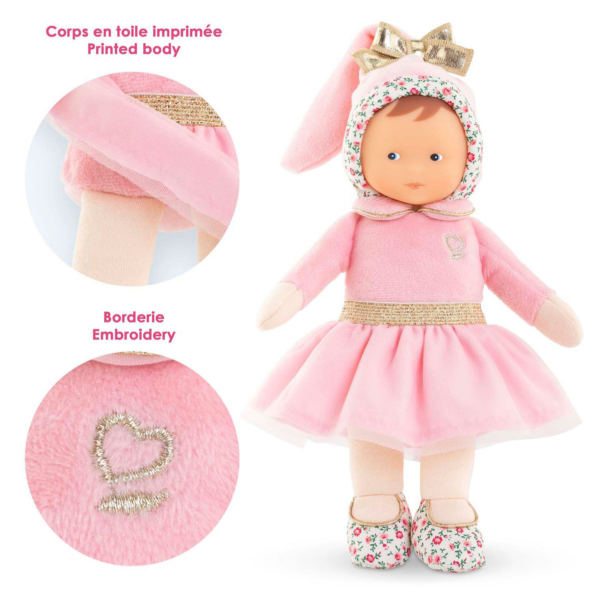 Corolle miss ballerina - pink grenadine dukke, 25 cm