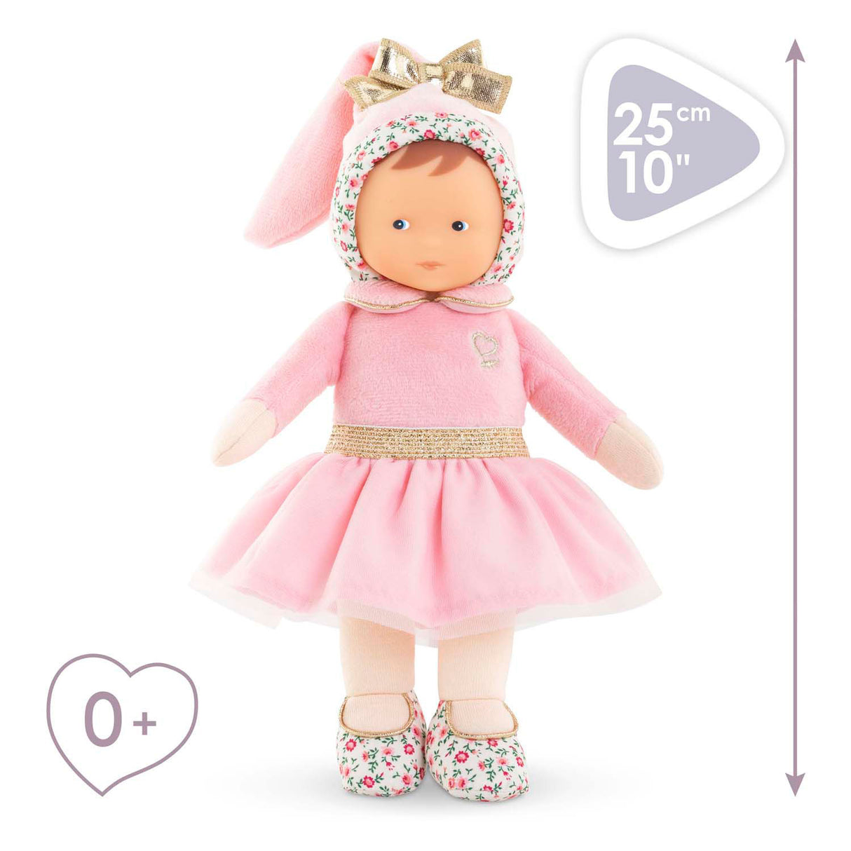 Corolle miss ballerina - pink grenadine dukke, 25 cm