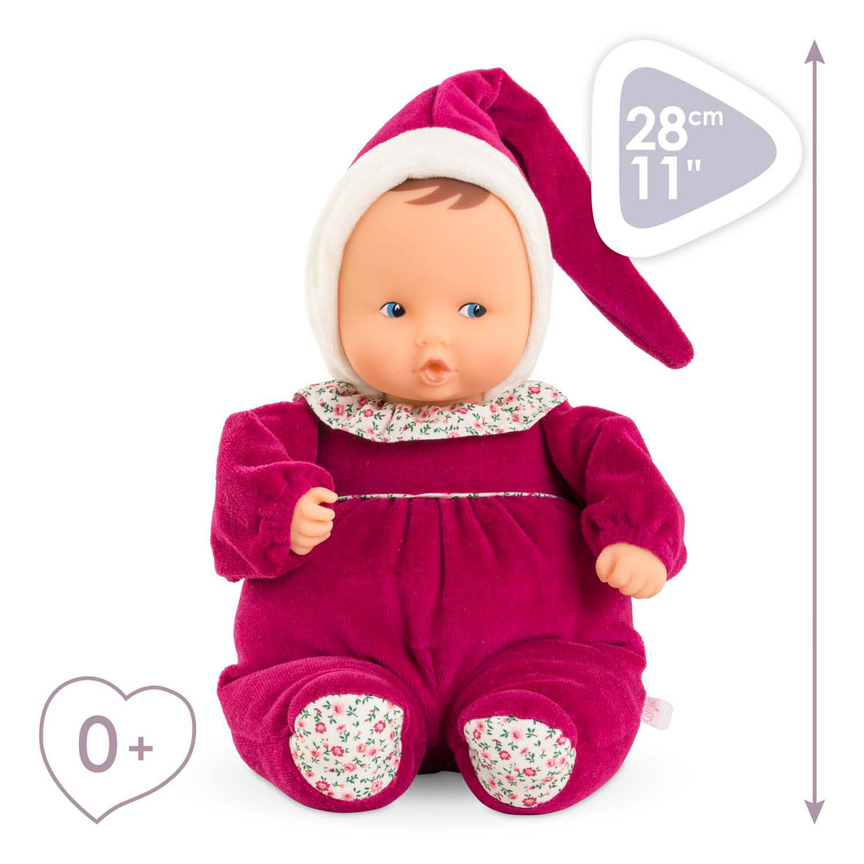 Corolle babipouce - pink grenadinedukke, 28 cm