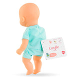 Corolle mini bad babydukke - blå, 20cm