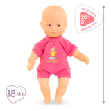 Corolle baby dukke badelegetøj pink 20cm - mini bain dukke til vandsjov.