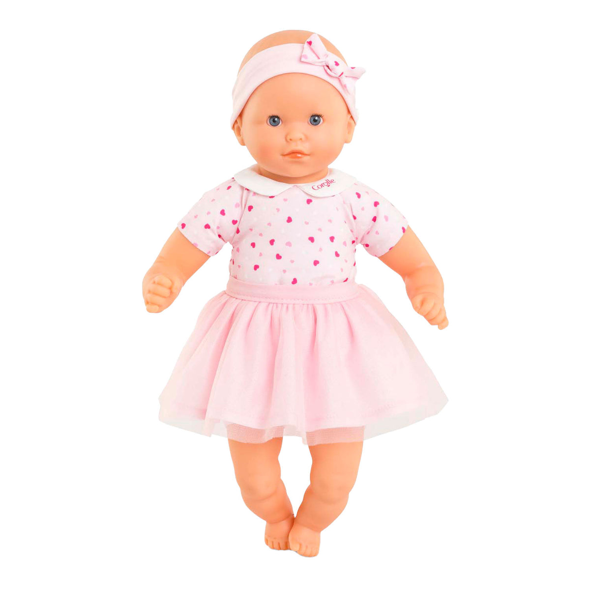 Corolle lille babydukke med hjerter, 30 cm