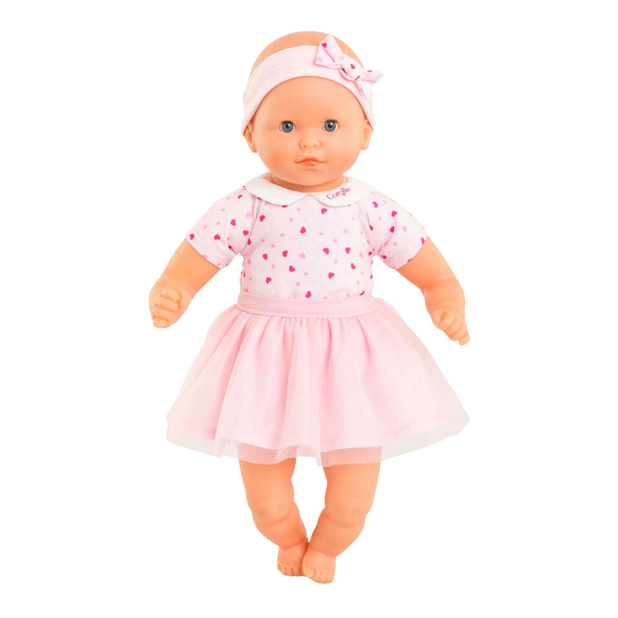 Corolle lille babydukke med hjerter, 30 cm