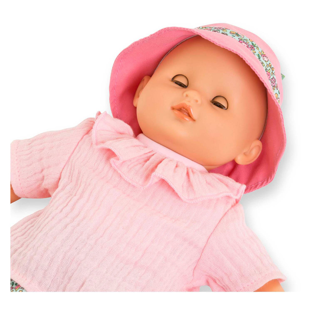 Corolle badedukke coralie med gummiand - bloomer, 30cm