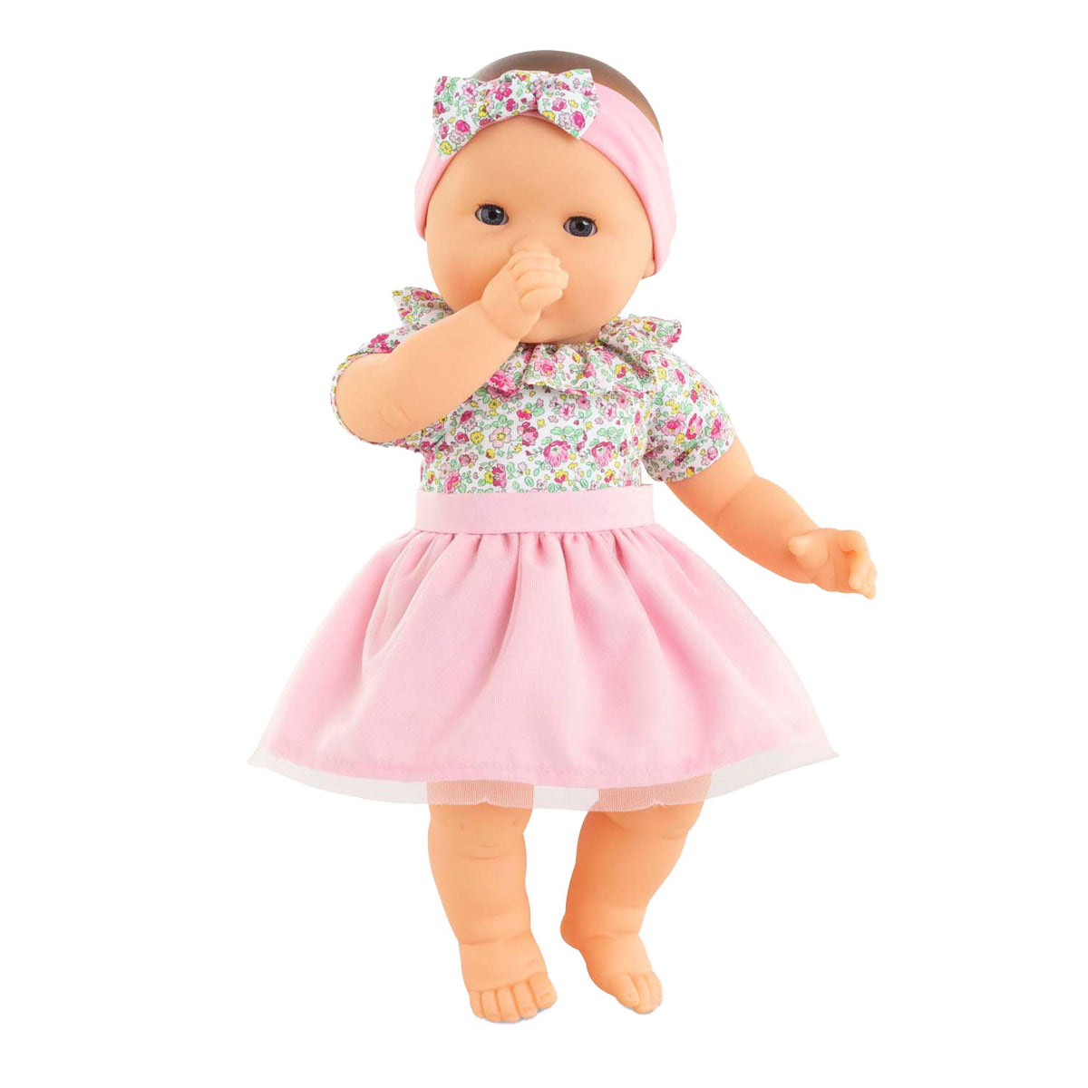 Corolle stor babydukke med blomster, 36cm