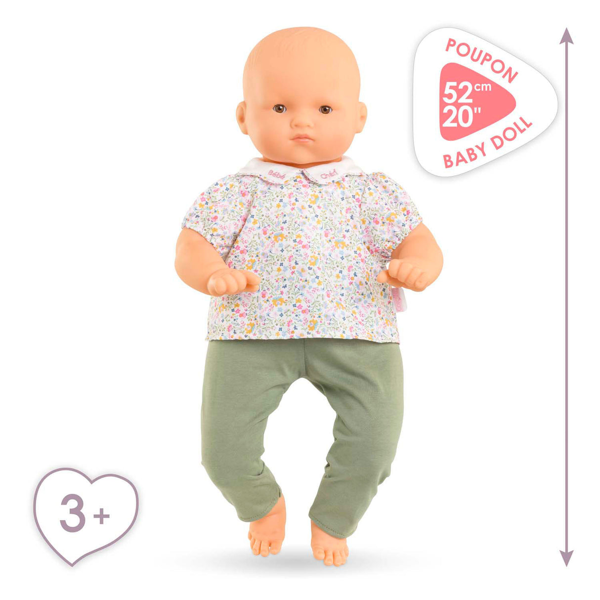 Corolle babydukke bebe cheri, 52 cm