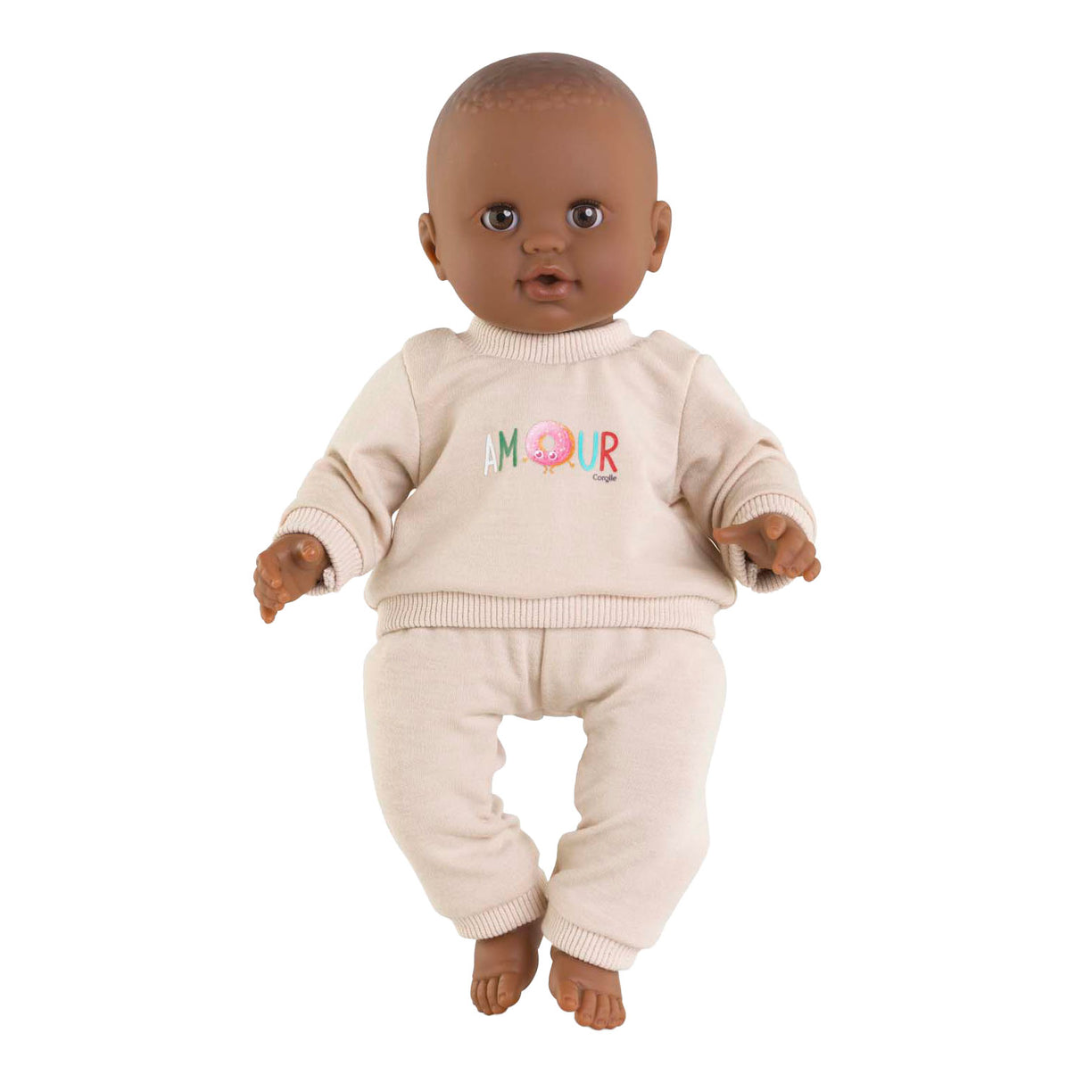 Corolle beige træningsdragt til babydukke, 36 cm