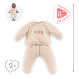 Corolle beige træningsdragt til babydukke, 36 cm