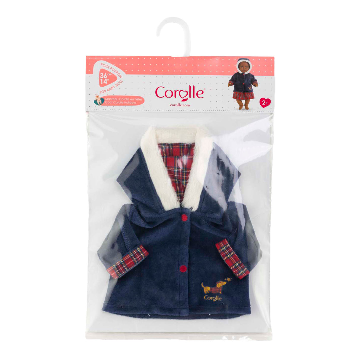 Corolle feriefrakke til babydukke, 36 cm