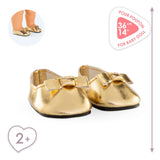 Corolle baby dukke guld ballerina sko - dukke tilbehør 36cm.