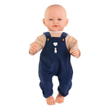 Corolle t-shirt og marineblå heldragt til babydukke, 42 cm