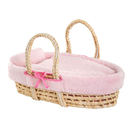 Corolle vævet kurvsæt til babydukke - plys