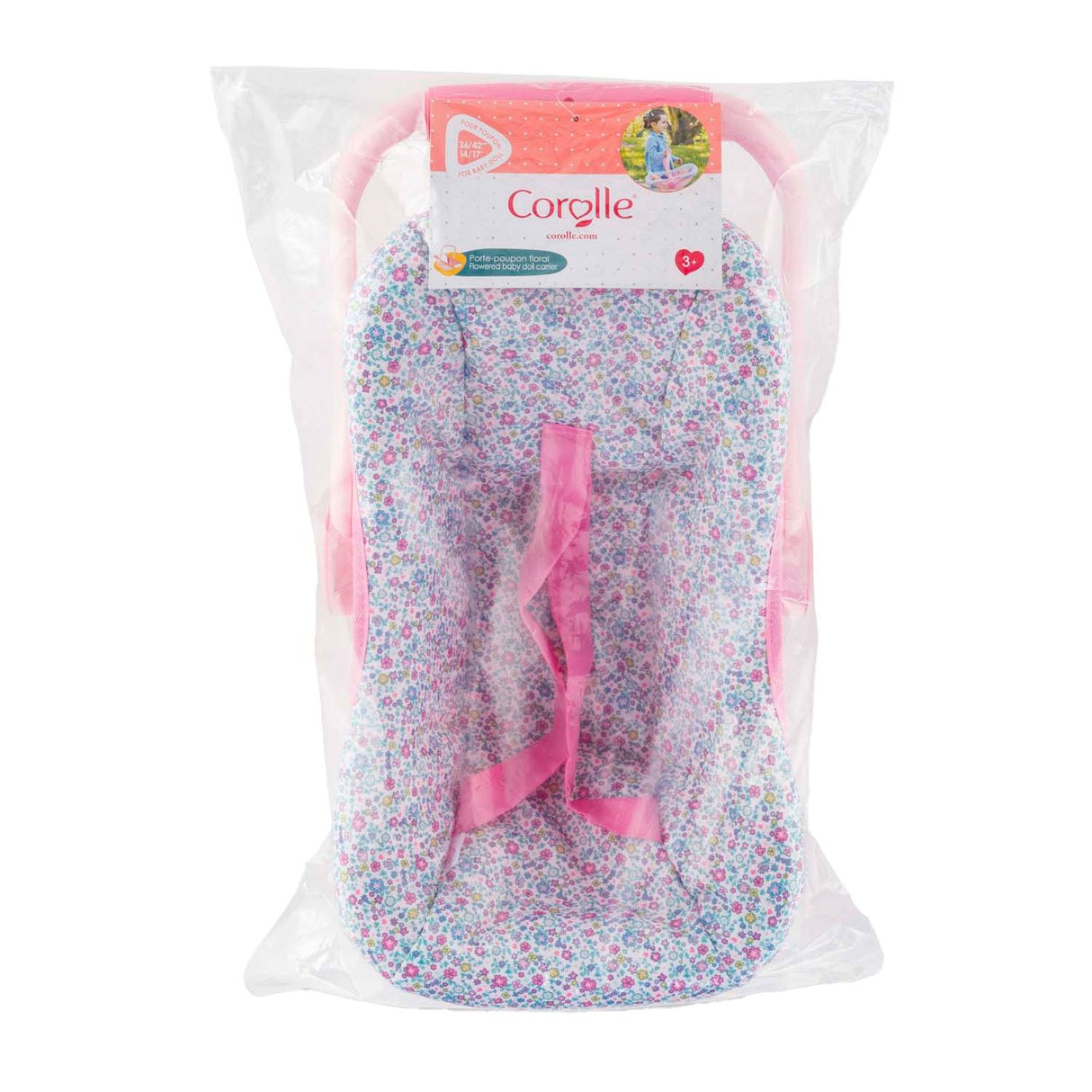 Corolle dukker bæresele blomster baby dukke 36cm pink legetøj.