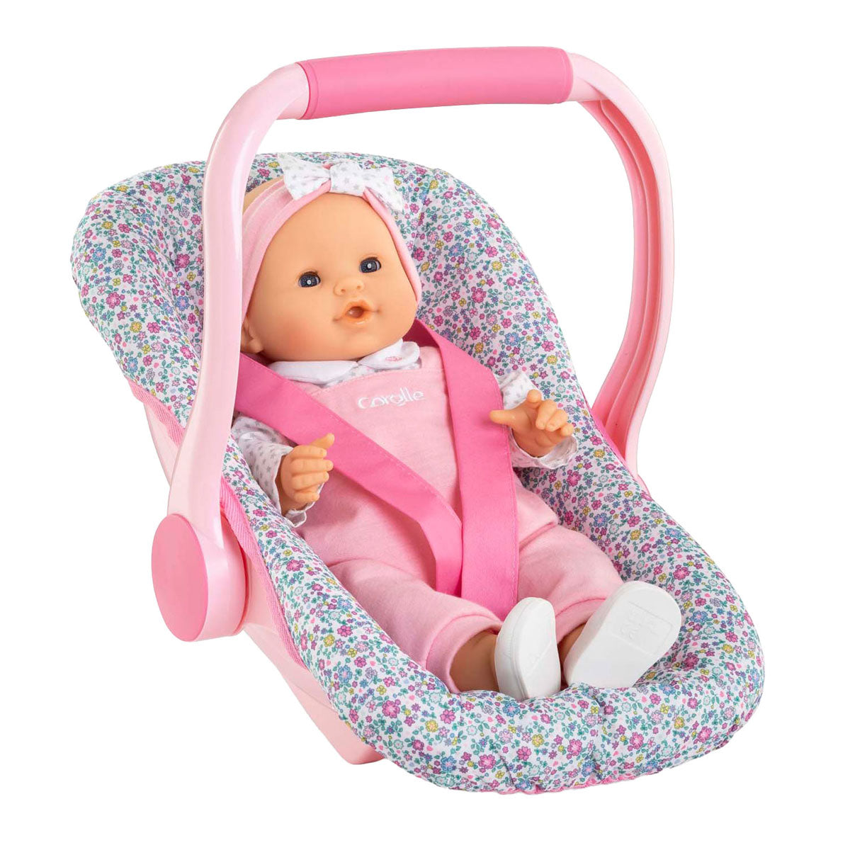 Corolle dukker bæresele blomster baby dukke 36cm pink legetøj.
