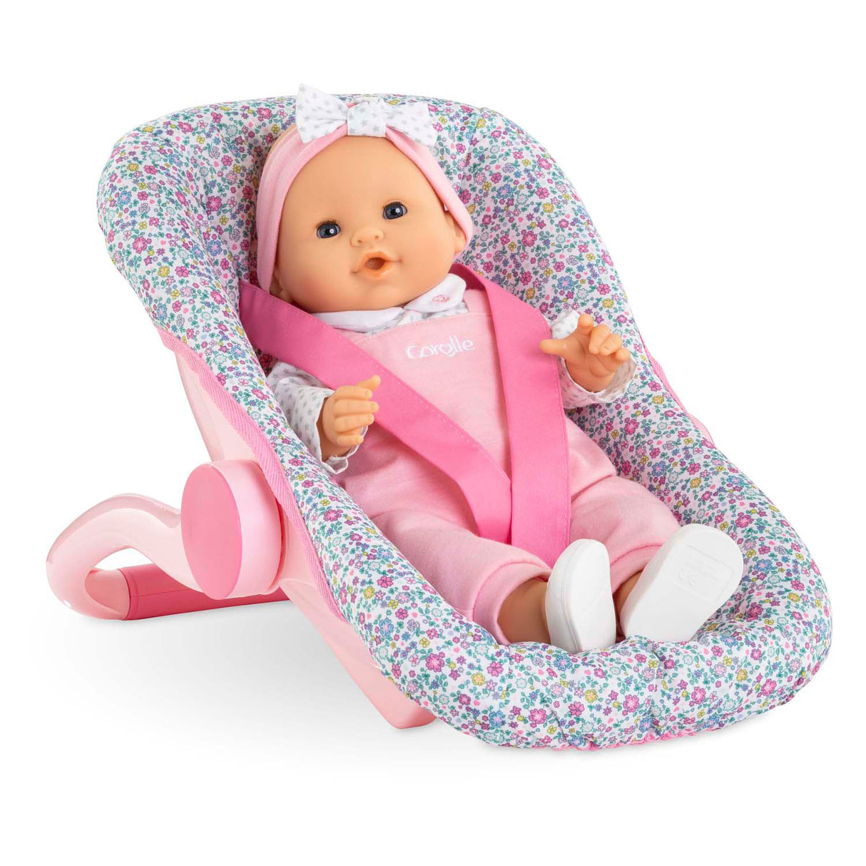 Corolle dukker bæresele blomster baby dukke 36cm pink legetøj.