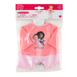 Corolle pink pyjamas til dukker på 36cm, 2 stk.