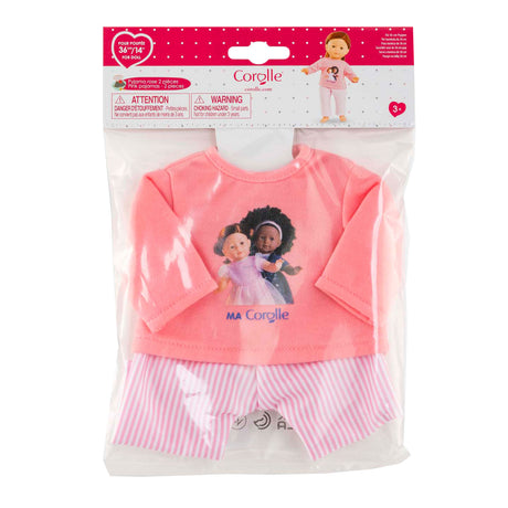 Corolle pink pyjamas til dukker på 36cm, 2 stk.