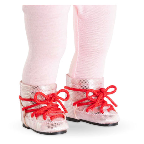 Corolle pink snestøvler til dukker, 36cm