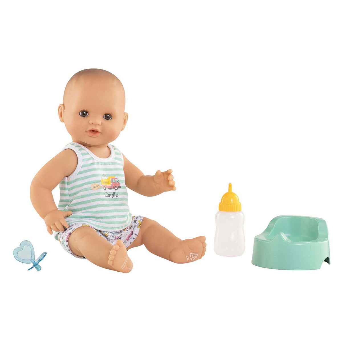 Corolle mon grande poupon drikke- og tissedukke Paul - 36cm