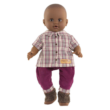 Corolle ternet skjorte med bukser lille explorer - 36cm