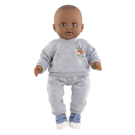 Corolle dukke kostume joggingdragt grå 36cm - blødt dukketøj.