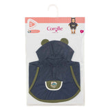 Corolle regn poncho dukke kostume 36cm med hætte og bjørneører.