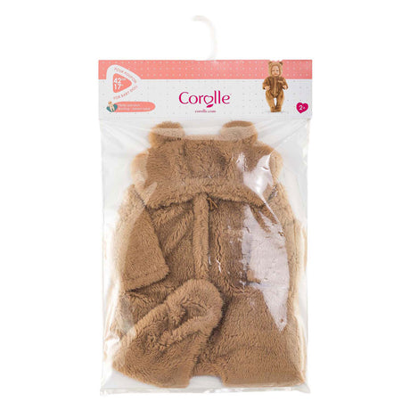 Corolle bunting brun bjørn onesie - 42cm