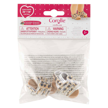 Corolle ma dukkesandaler leopard - 36cm