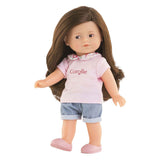 Corolle mini baby dukke romy med 3 tilbehør - 20cm