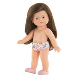 Corolle mini baby dukke romy med 3 tilbehør - 20cm