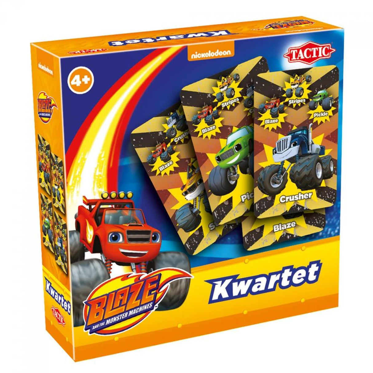 Tactic blaze quartet – kortspil – børnespil – fra 4 år – 2-4 spillere