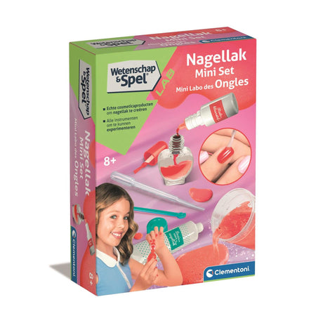Clementoni videnskab og spil - mini neglelaksæt