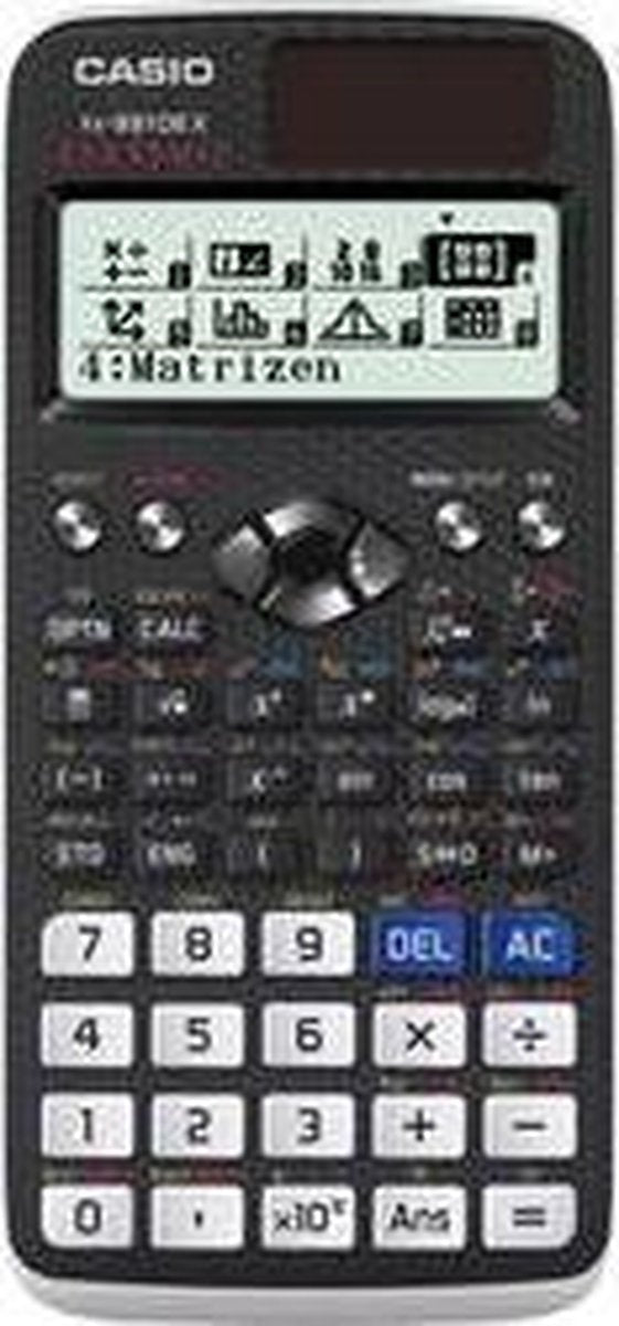 Casio - videnskabelig lommeregner - fx-991dex - tysk version