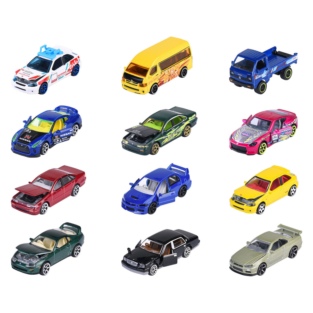 Majorette Japan Series Die-Cast Cars Bonus Pack, 5 stk.