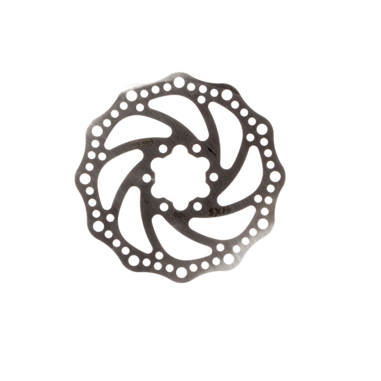Brake Disc Elvedes SX14 140mm 6-Nash Silver