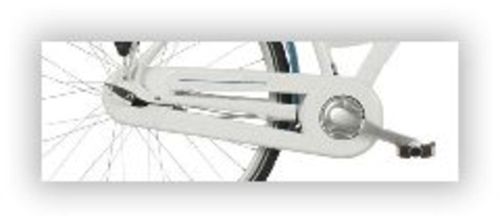 Ngk kettiast frontplade (xcero) hvid + print