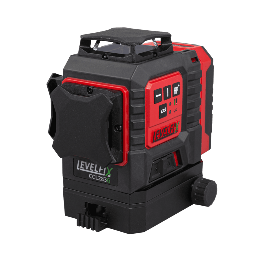 Levelfix kegle krydslinjelaser 3x360° 3d ccl283g grøn