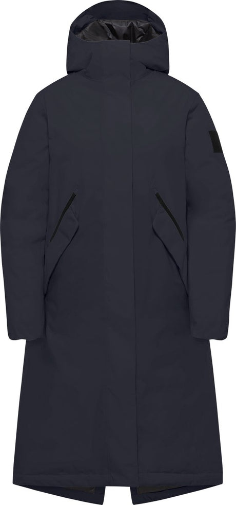 Jack Wolfskin Brandenburger Coat w rds udendørsjakke til kvinder - mørk marineblå