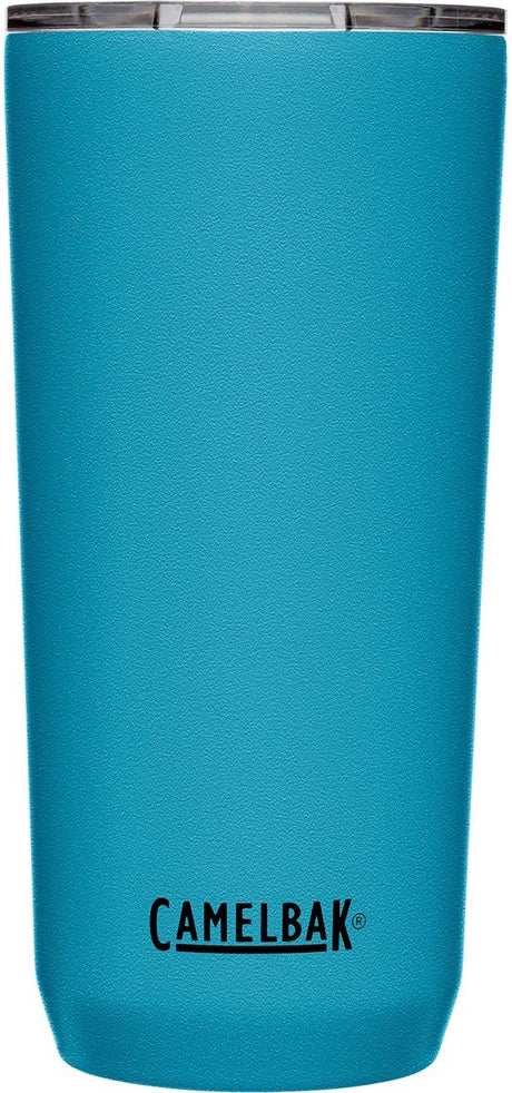 Camelbak tumbler vakuumisoleret termokandekop - 600 ml - dobbeltvægget isolering - BPA-fri - skridsikker silikonebund - løs hætte (3 positioner) - drikkekop - blå