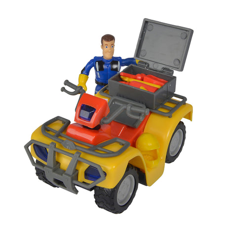 Simba brandmand sam legetøj quad bike med figur - action køretøj.