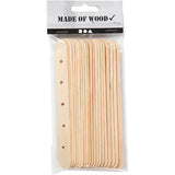 Creativ virksomhed https: www.cchobby.nl byggepinde-l-15-cm-b-1-8-cm-hul størrelse-4-mm-20-stykke-1-kasse