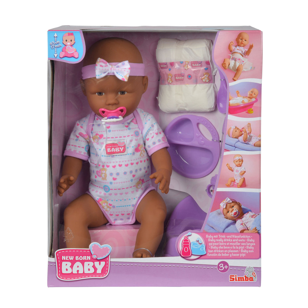 Ny født baby drikke og plaspop 8dlg.