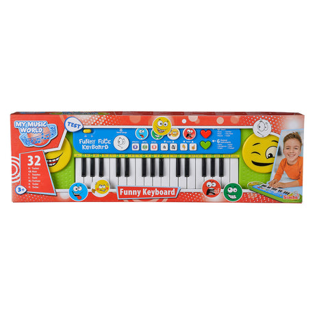 Simba my music world smile face keyboard