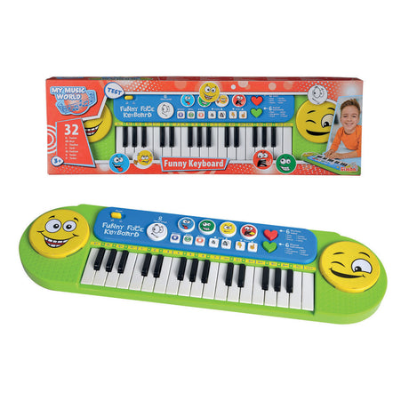 Simba my music world smile face keyboard