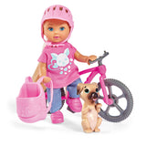Evi elsker cykeltur med hund