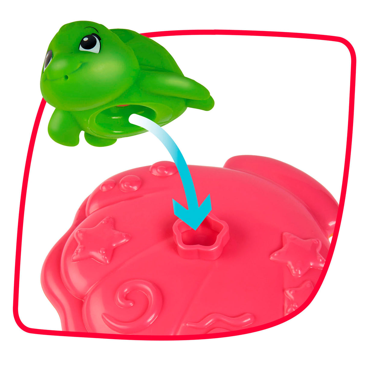 ABC Bath Play Schelp med havdyr