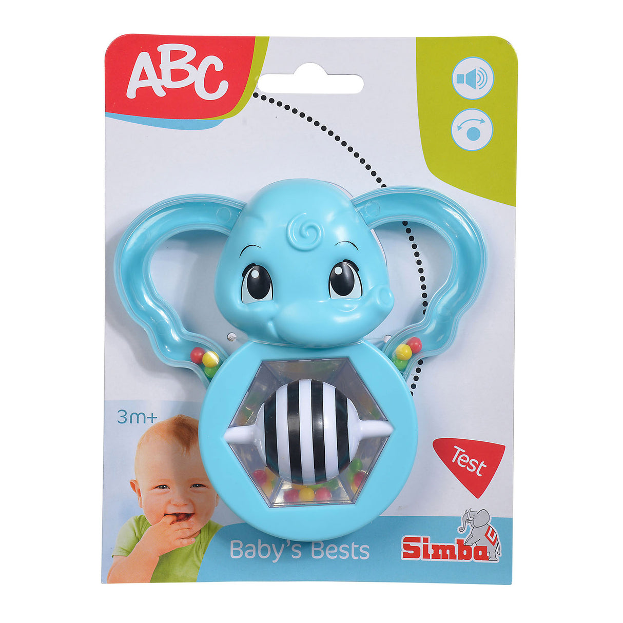 ABC rangle elefant med spejl