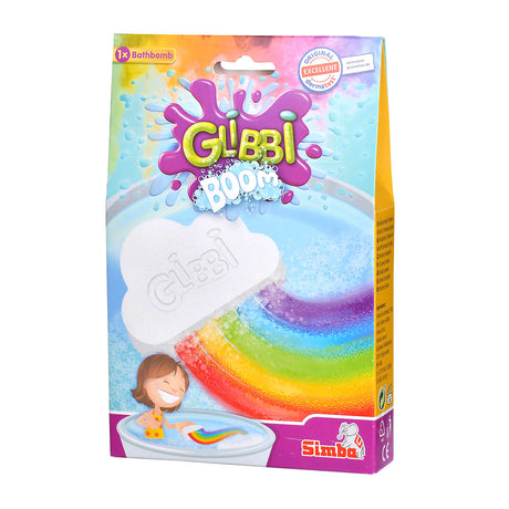 Simba glibbi boom rainbow - badebombe - fra 3 år - dermatologisk testet