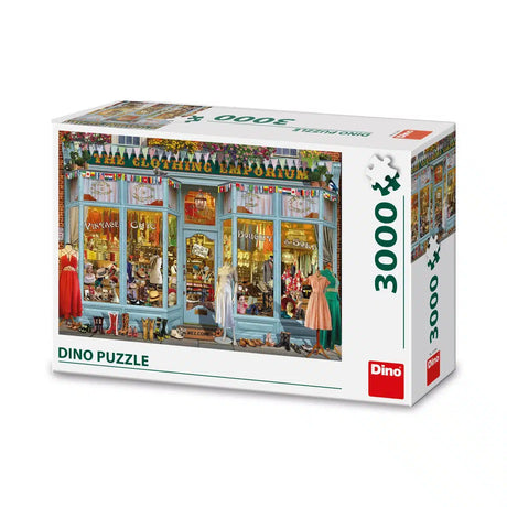 Dinotoys dinosaur puslespil fra en modebutik boutique 3000 brikker